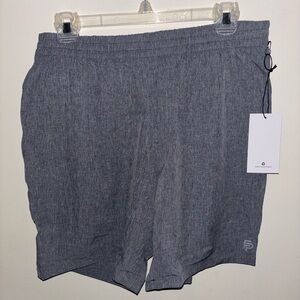 NWT Flint Park Men's Advantage Short (UnLined) Heather Gray Medium Casual Tennis